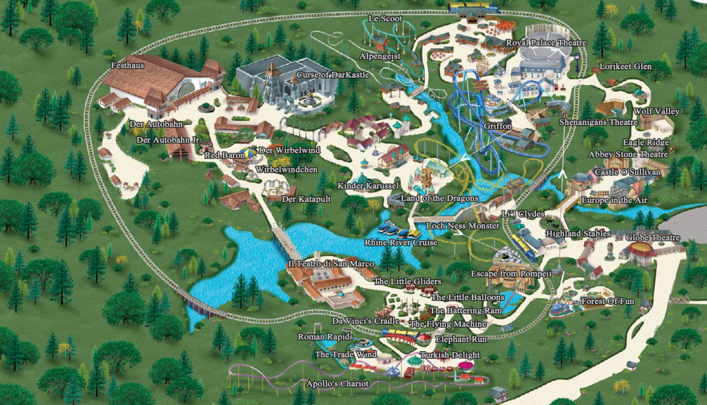 The 2010 Park Map Is Out – Bgwfans