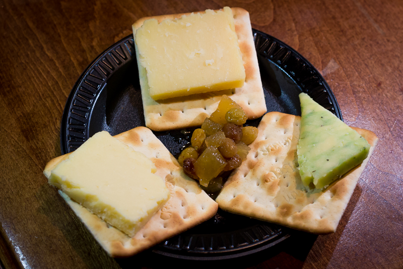 Busch Gardens Williamsburg Food and Wine Festival 2017 Irish Cheese Sampling